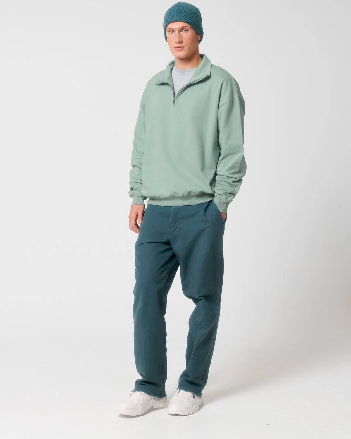 Pulli, Sweatshirt, Hosen, Mann, Person