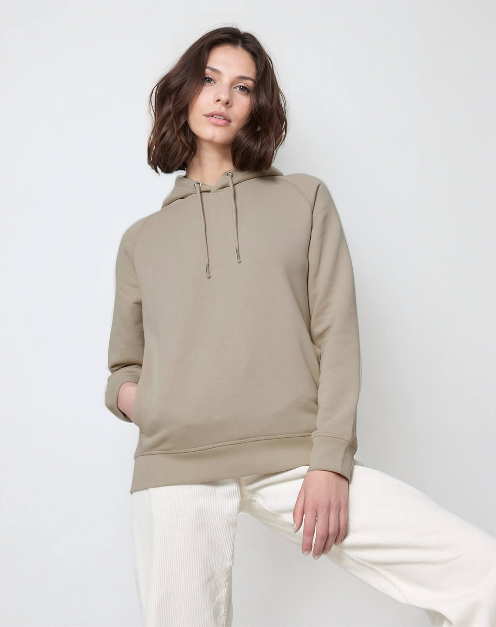 Capri - Damen Hoodie mit seitlichen Taschen