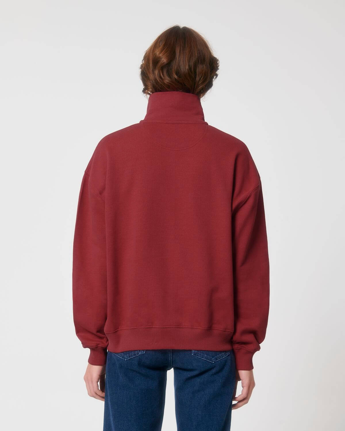 Laval - Boxy Damen Sweatshirt mit Reissverschluss