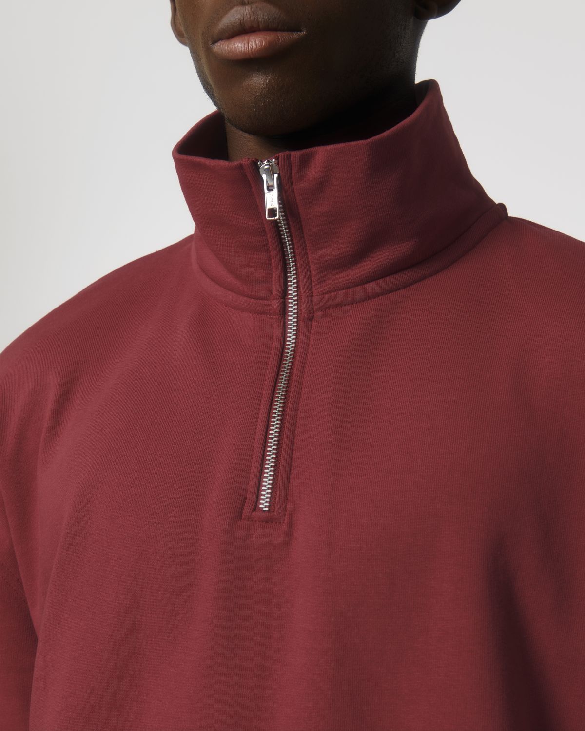 Laval - Boxy Unisex Quarter Zip Sweatshirt