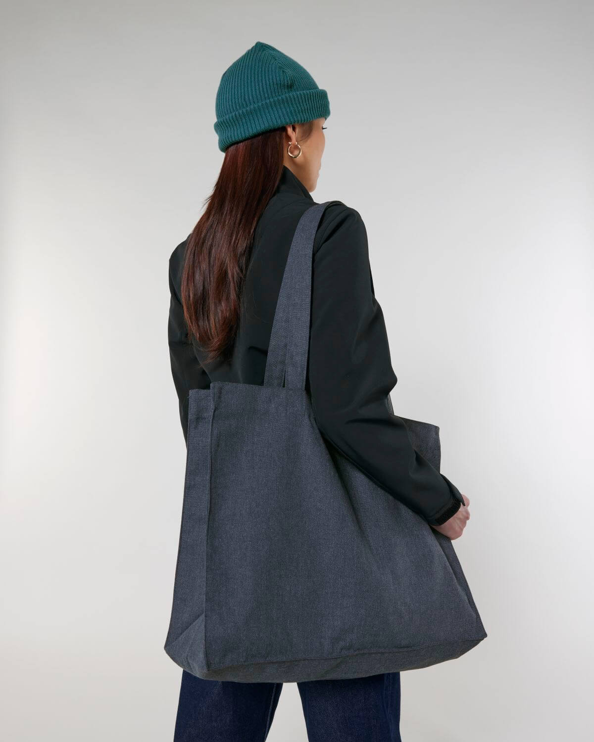 Mantel, Tasche, Tragetasche, Person, Frau