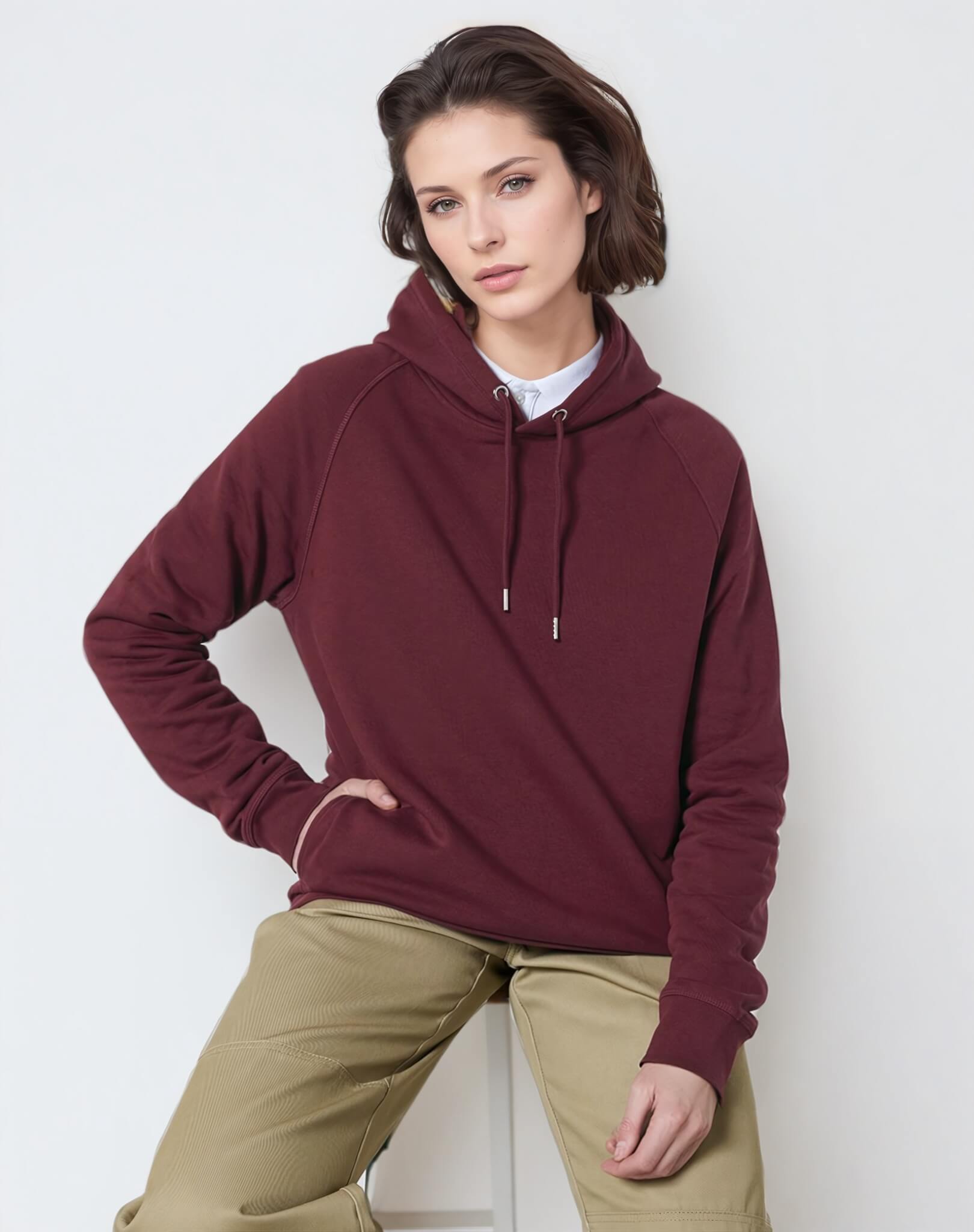 Capri - Damen Hoodie mit seitlichen Taschen