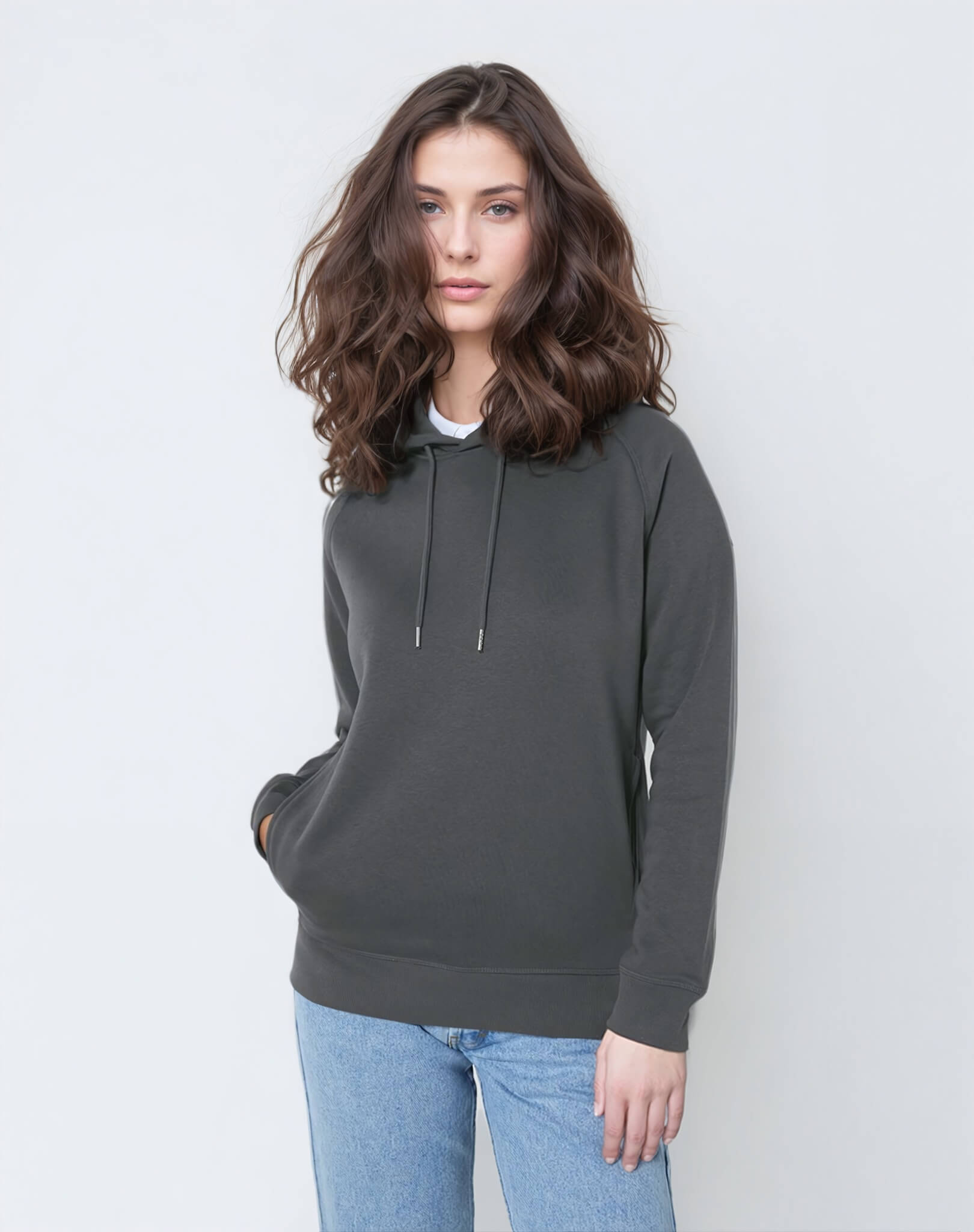 Capri - Damen Hoodie mit seitlichen Taschen