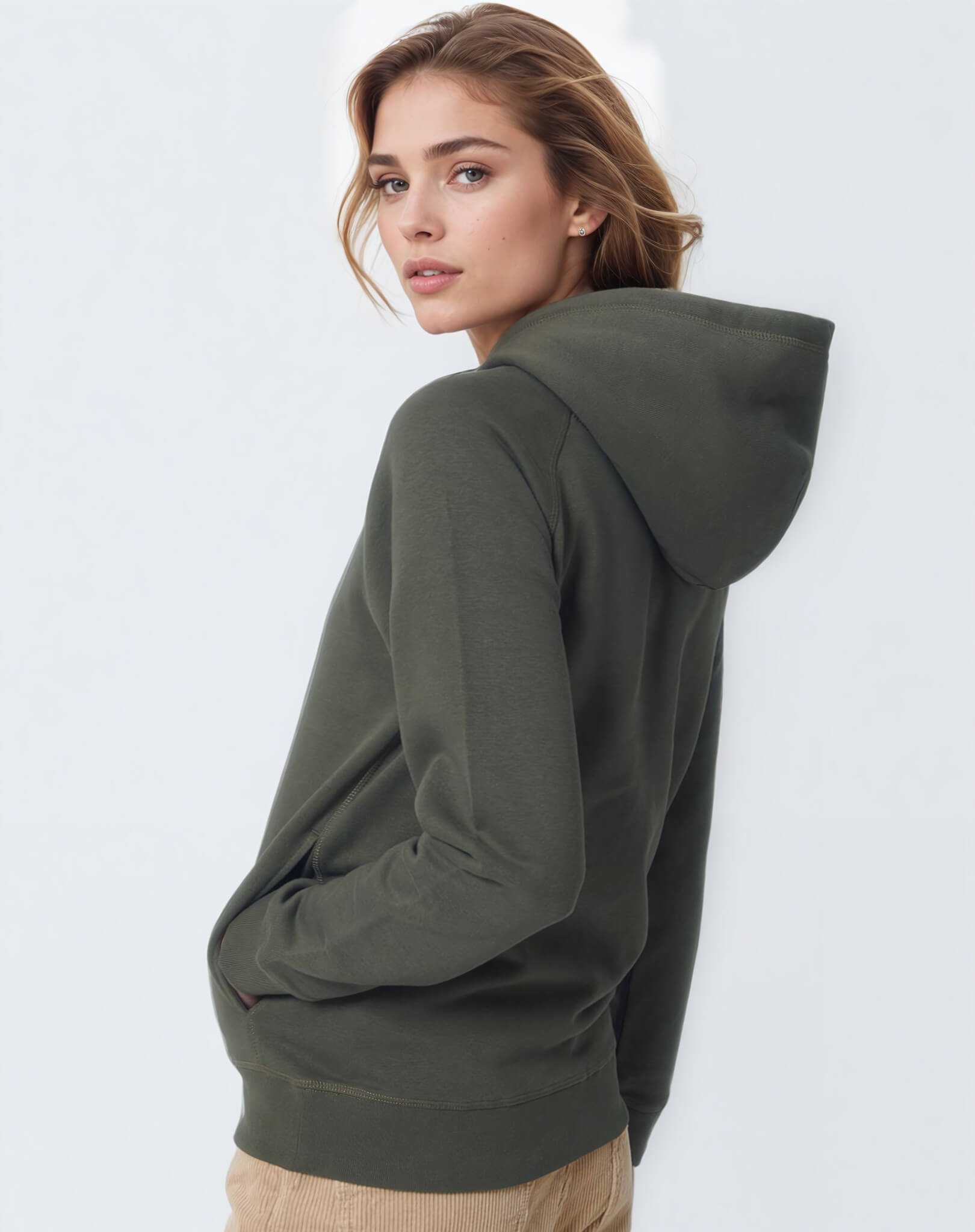 Capri - Damen Hoodie mit seitlichen Taschen