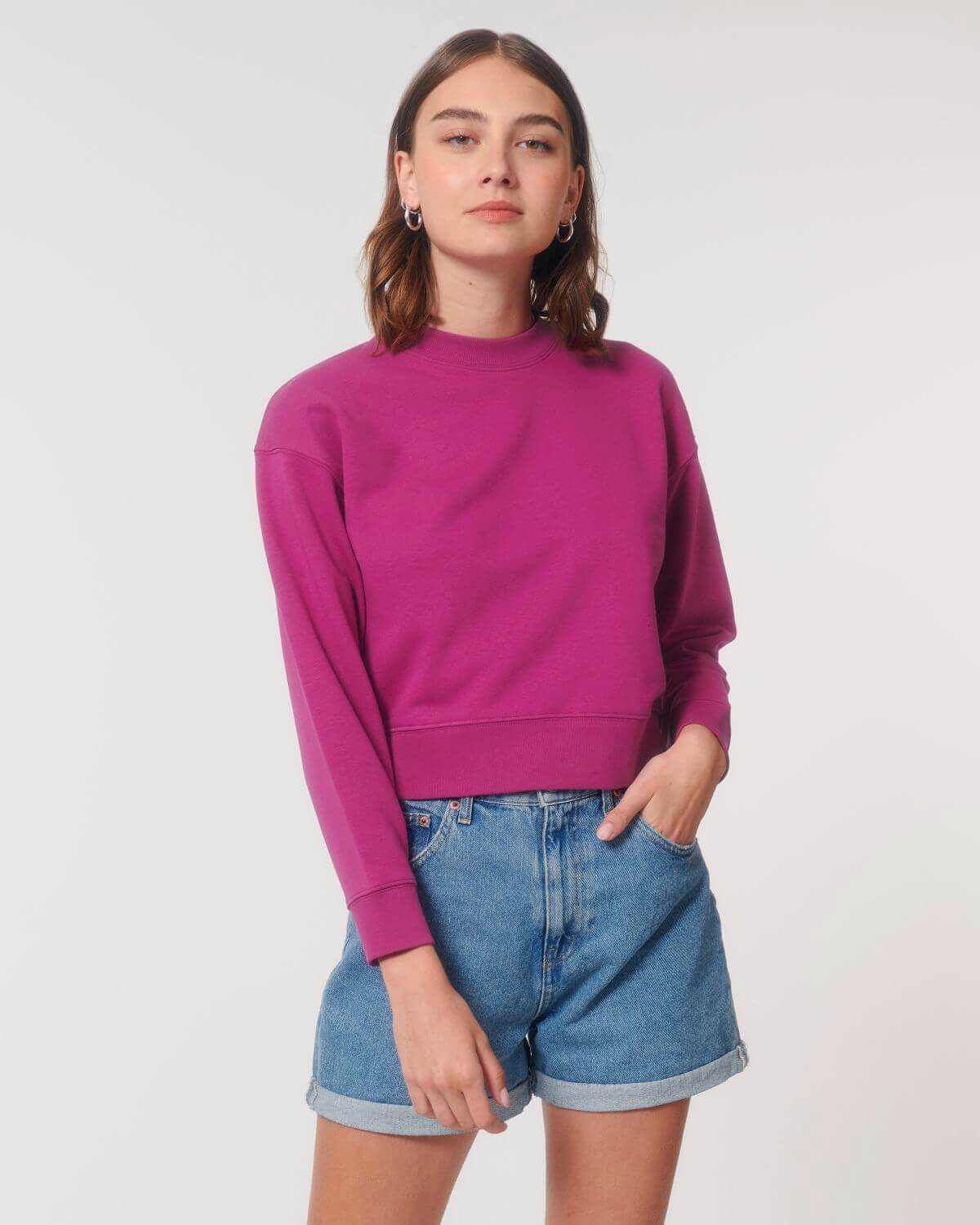 Alba - Cropped Damen Sweatshirt