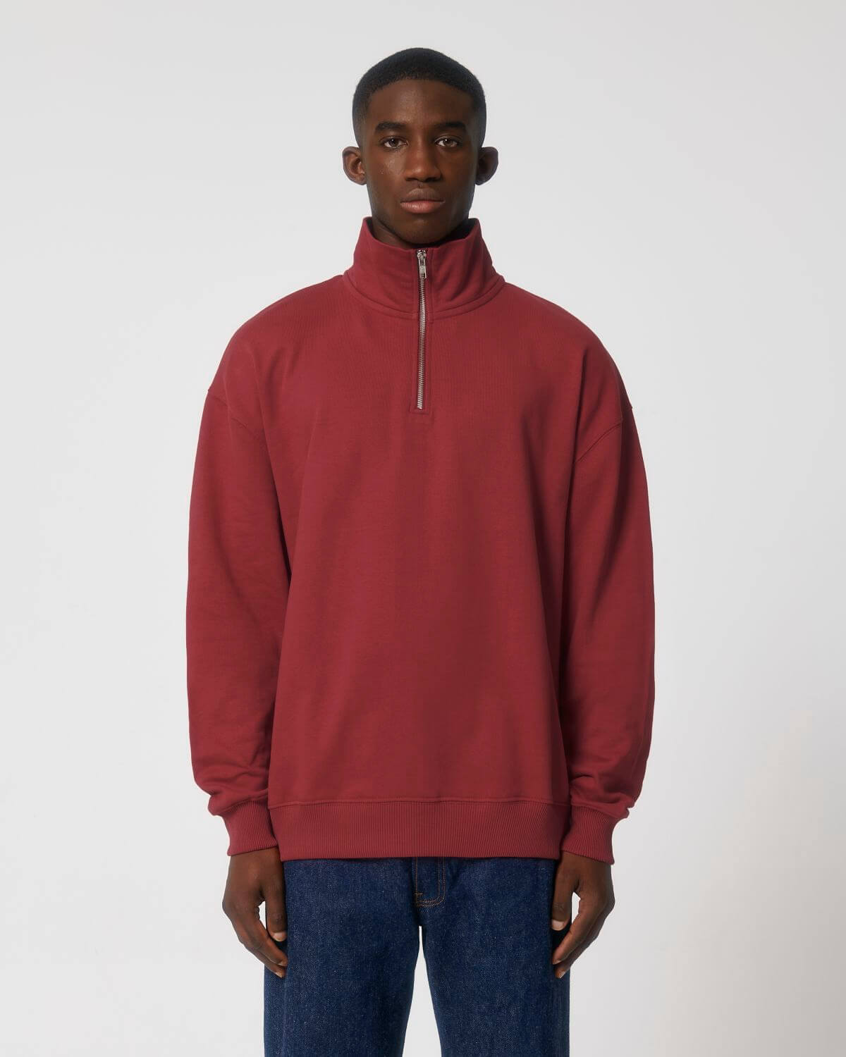 Laval - Boxy Unisex Quarter Zip Sweatshirt